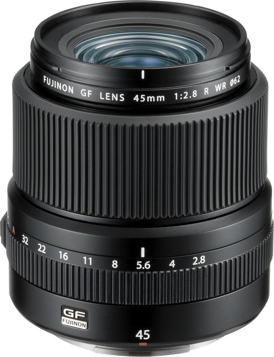 Fujifilm FUJINON GF 45 mm F2.8 R WR Groothoeklens Zwart