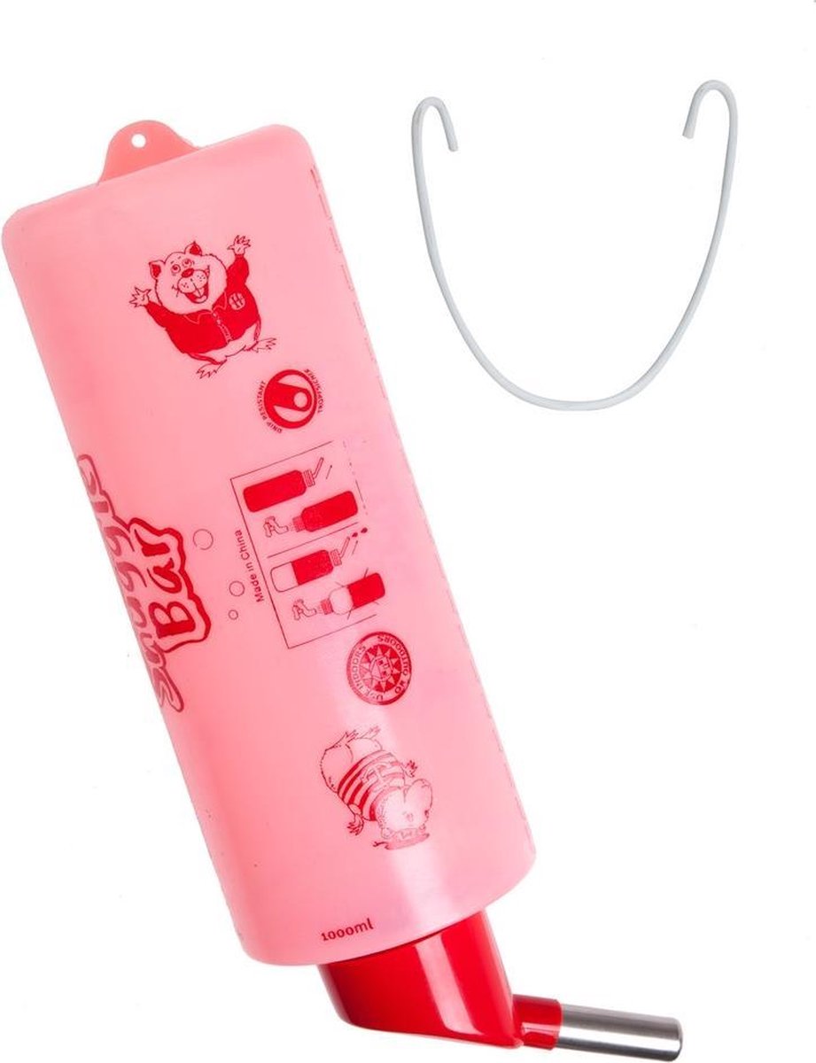 Drinking bottle snuggle bar 1000ml on card