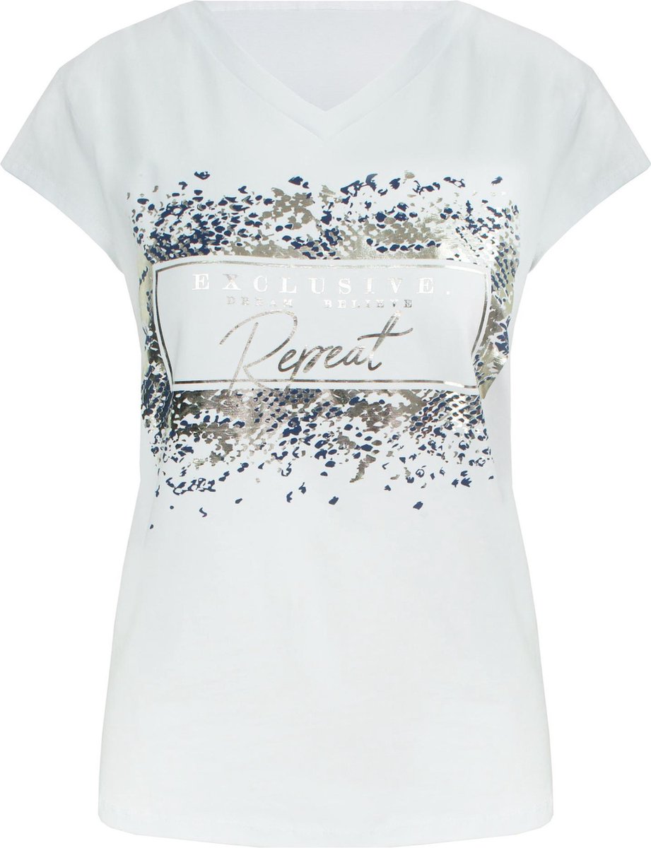 Repeat Top Marine Blauw