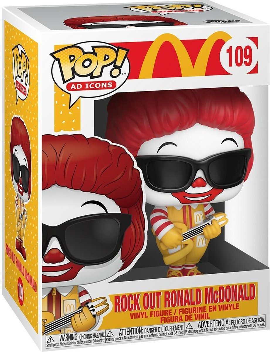 Pop! Ad Icons: McDonalds - Rock Out Ronald FUNKO