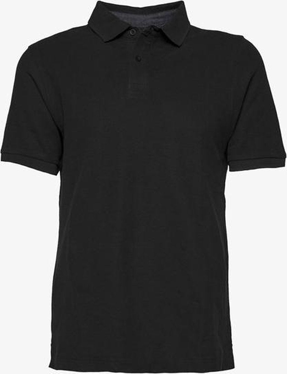 Unsigned heren polo - Zwart - Maat M