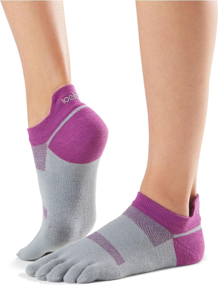 Toesox Sport Lolo No-Show teensokken - Paars - 39-42