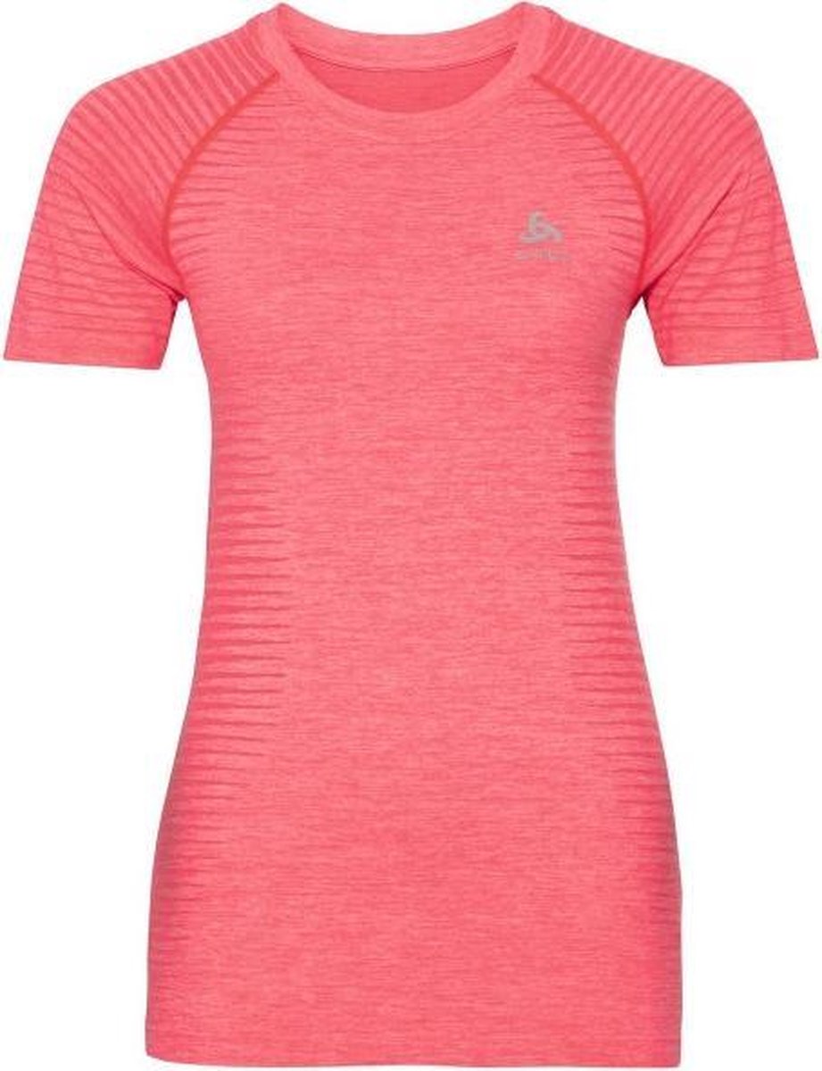 ODLO Essential Seamless Shirt Dames - roze - maat XL
