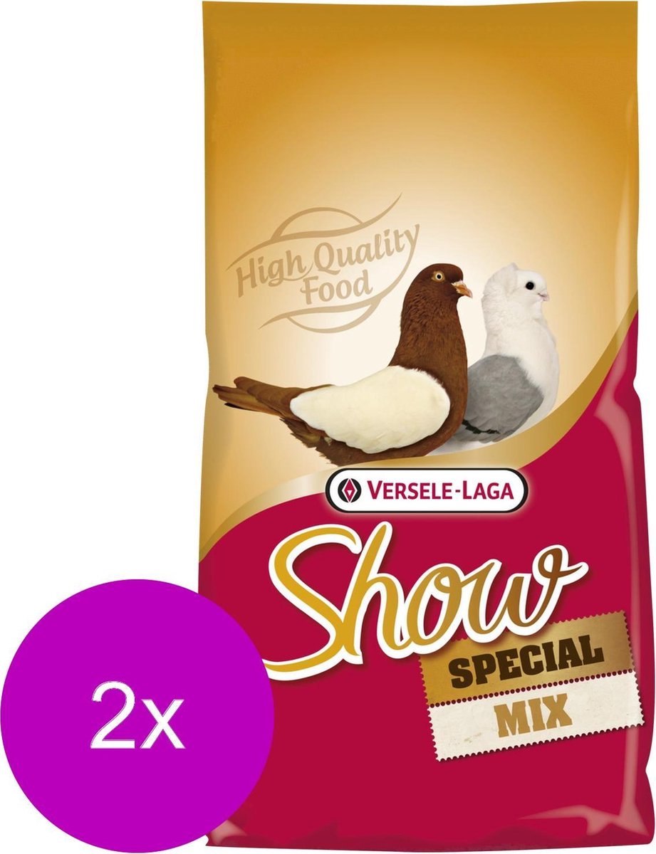 Versele-Laga I.C.+ Show Plus Ic-Om Alle Rassen - Duivenvoer - 2 x 20 kg Zonder Maïs