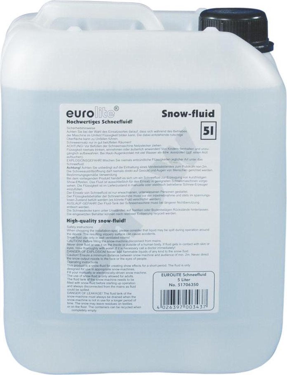 EUROLITE S-2 sneeuwvloeistof 5l