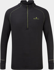 Ron Hill Tech Matrix 1/2 Zip Longsleeve Heren Zwart-Geel