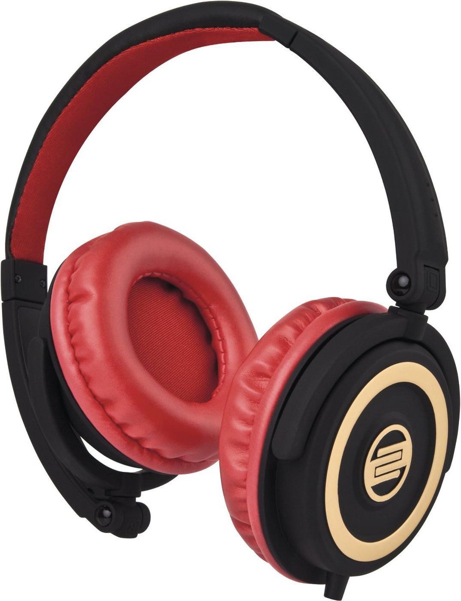 Reloop RHP-5 - Over-ear koptelefoon - Cherry Black - Rood/Zwart