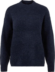 Pcskyla Ls O-neck Wool Knit Bc 17105923 Sky Captain