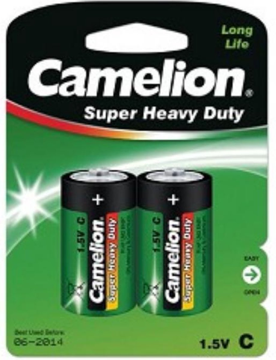 Batterij Camelion 1.5v C R14P Baby UM2 (hangverpakking)