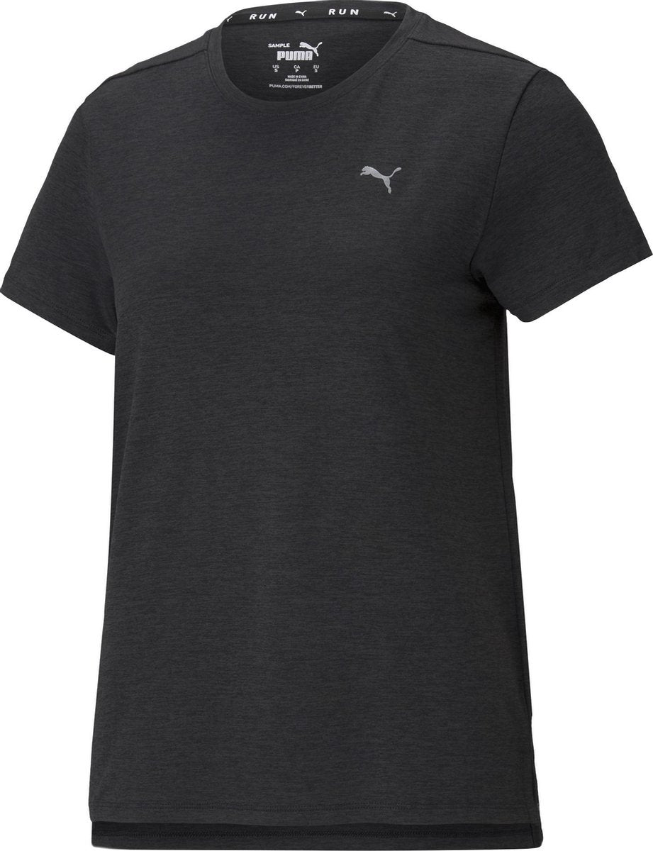 PUMA Run Favorite Heather Sportshirt Dames - Maat M