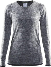 Craft Active Comfort Roundneck Ls Sportshirt Dames - Black
