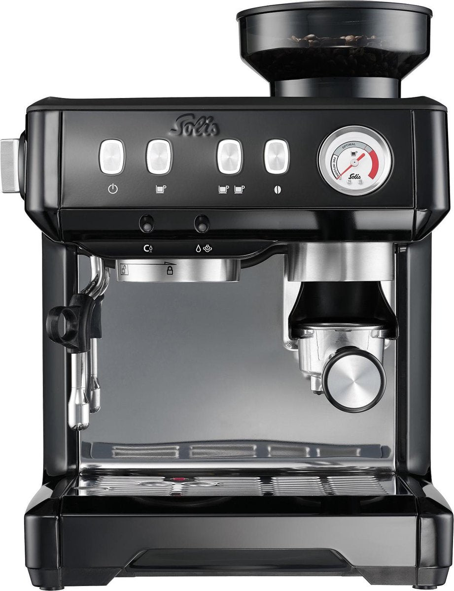 Solis Grind & Infuse Compact 1018 Espressomachine - RVS Pistonmachine