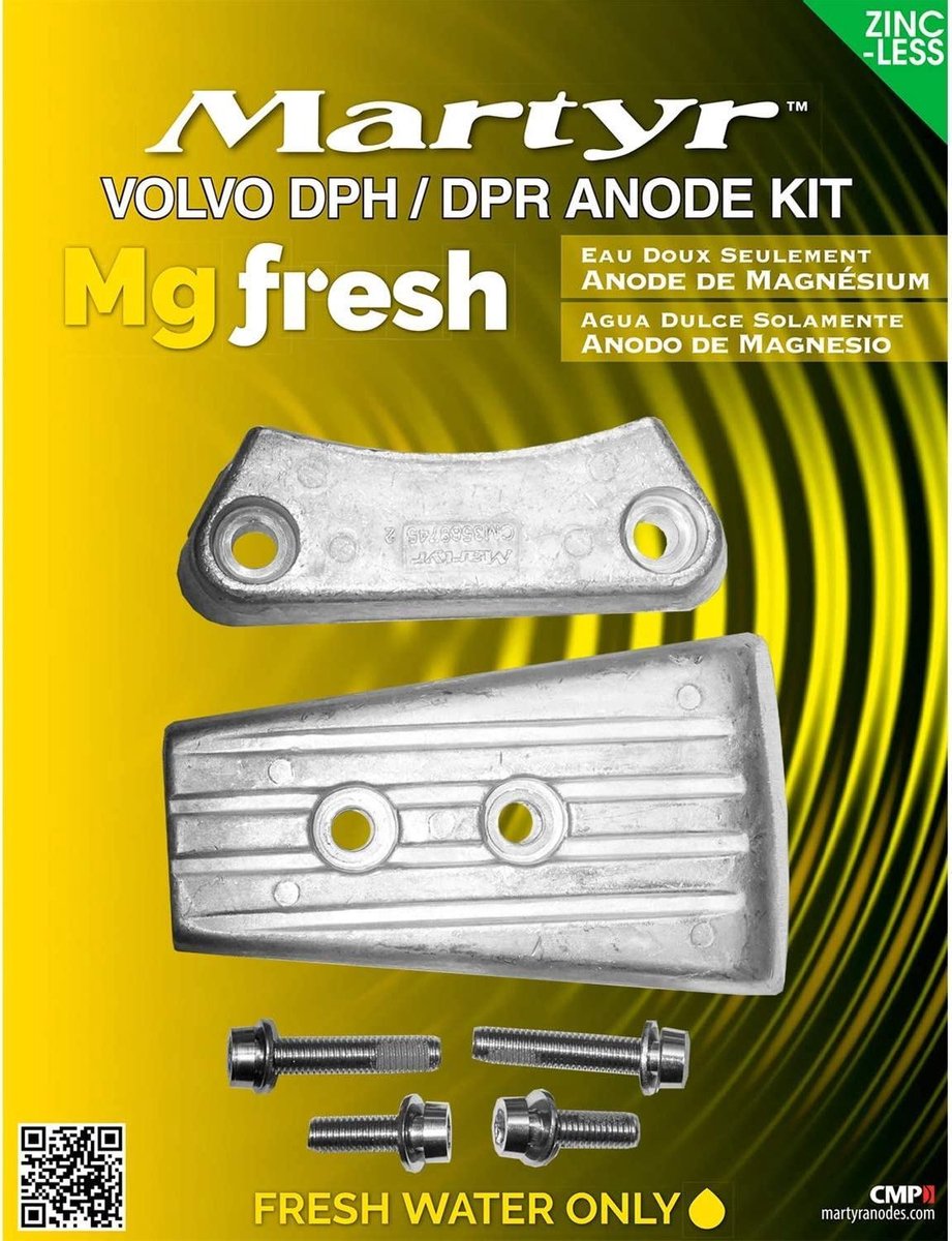 Volvo Penta magnesium Anodekit DPH type CMDPHKITM