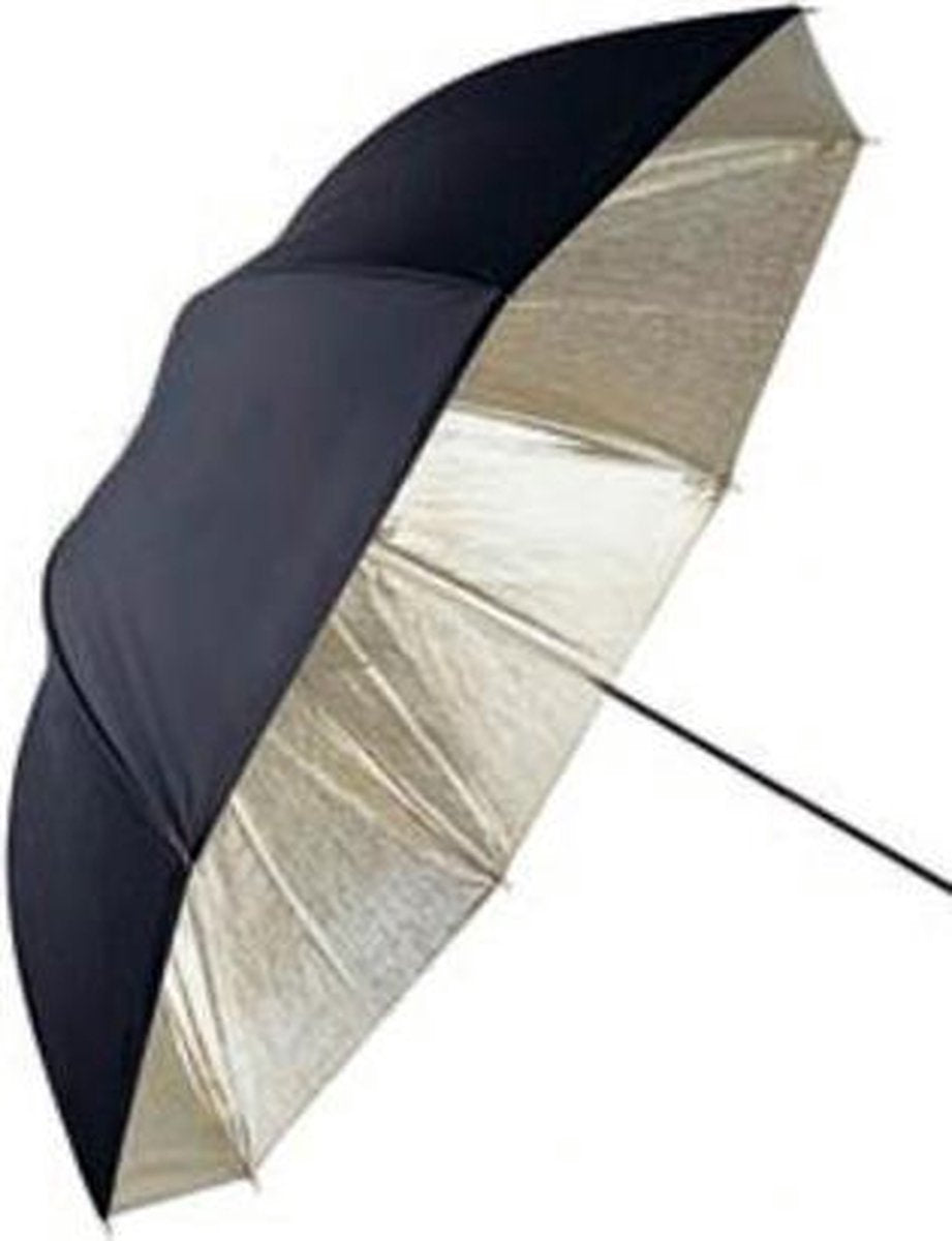 Linkstar Flitsparaplu PUK-84GB Goud/Zwart 84 cm (Omkeerbaar)