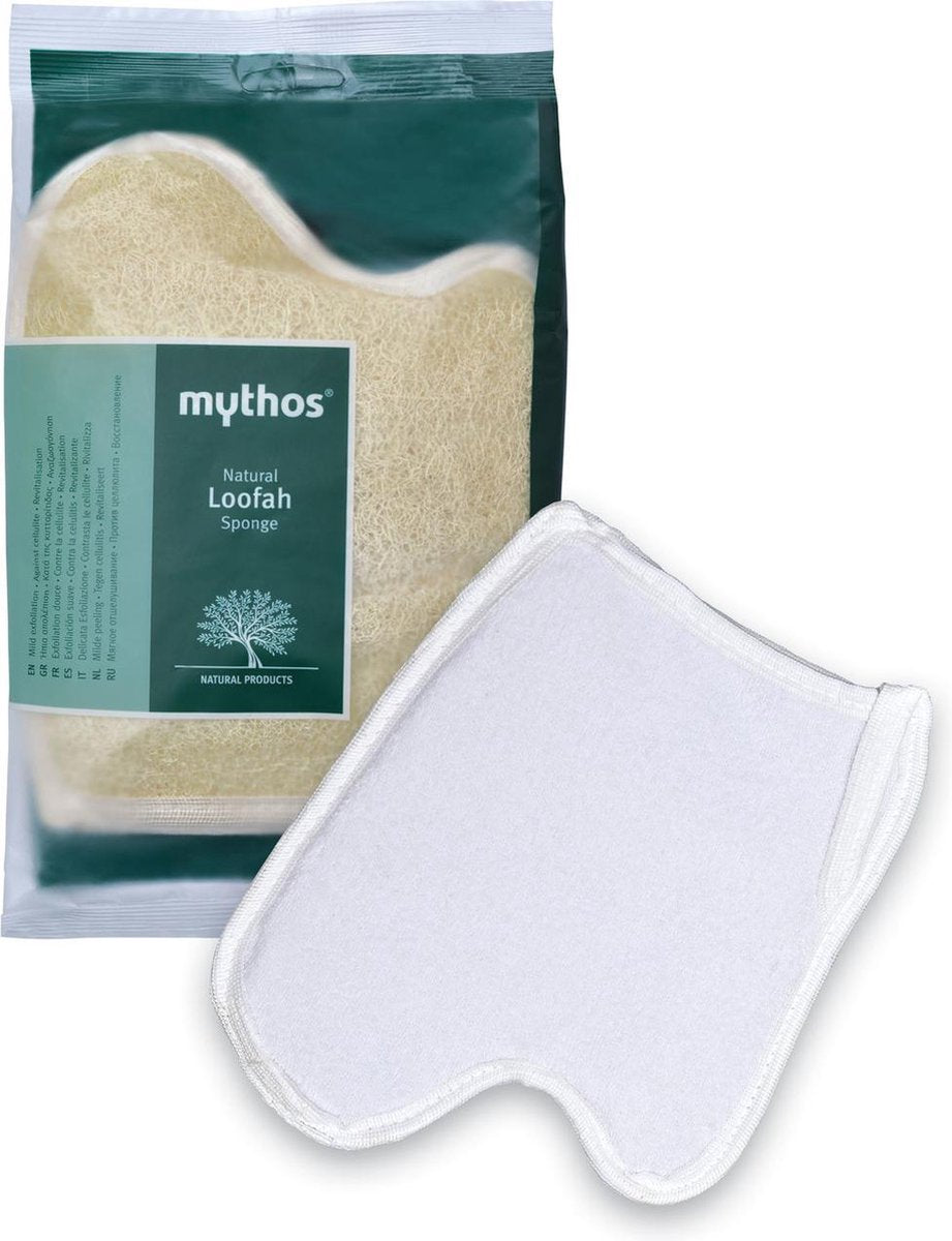 Mythos Loofah Scrub Handschoen met washand