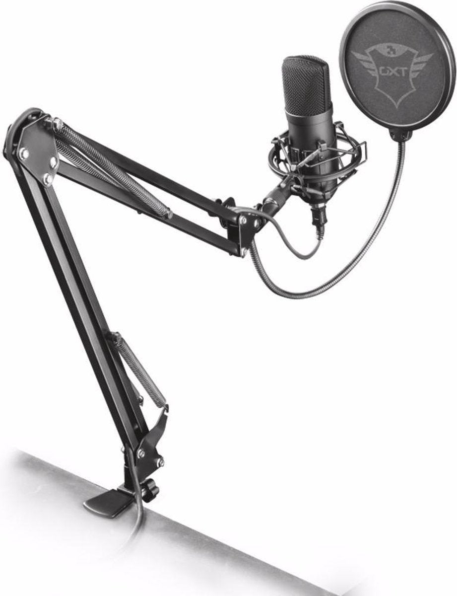 GXT 252 Emita Plus - Studio Microfoon met Arm - Gaming - USB - Zwart