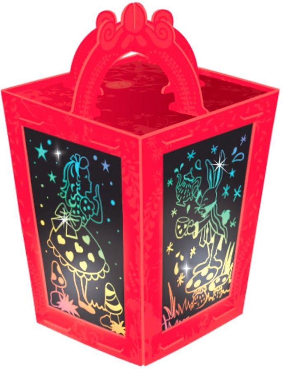 Dam Knutselset Lantaarn Junior 28 Cm Pvc Rood 6-delig