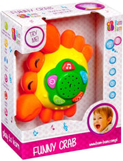 Bam Bam - Interactieve Grappige Krab - Licht en Geluid effecten Muziek Speelgoed - vanaf 18 maanden Baby / Peuter