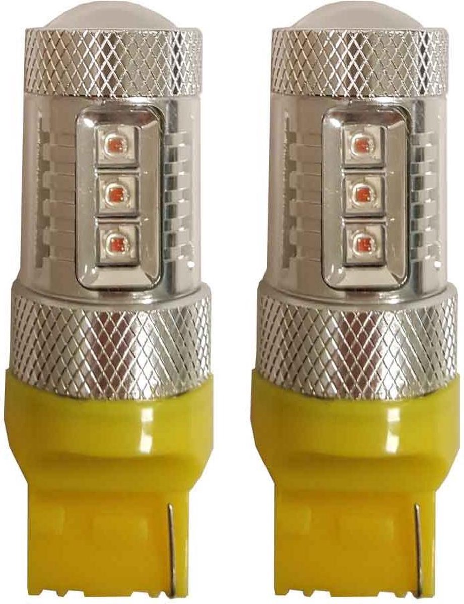 50W Canbus LED W21W-T20 Oranje