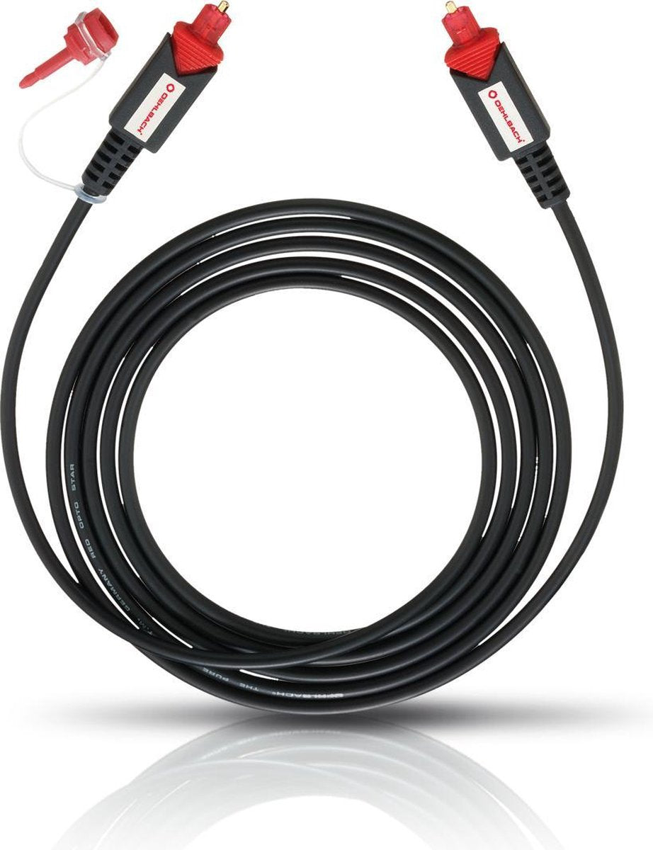 OEHLBACH Red Opto Star Optische digitale kabel 2 m zwart