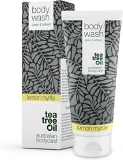 Australian Bodycare Body Wash + Lemon Myrtle 200 ml - Douchegel met 100% natuurlijke Tea Tree Olie + Lemon Myrtle - Vermindert rode vlekjes