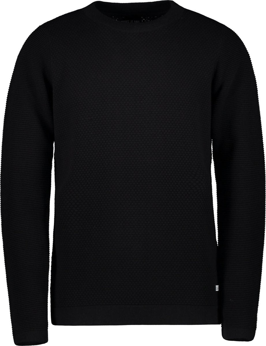 Cars Jeans  Edmond Sweat Mannen Trui Black - Maat XL