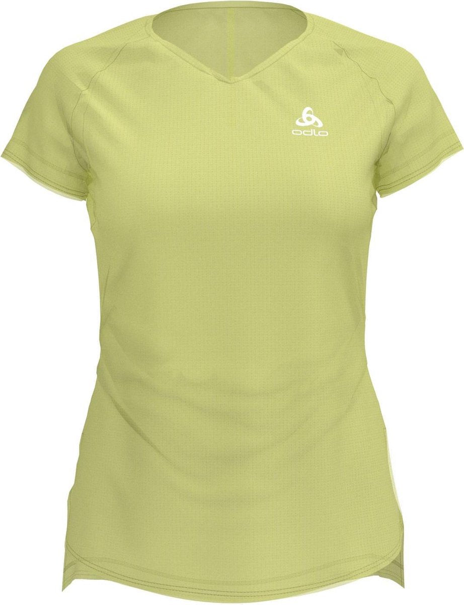 Odlo Bl Top Crew Neck S/S Ceramicool Dames Sportshirt - Charlock - Maat L