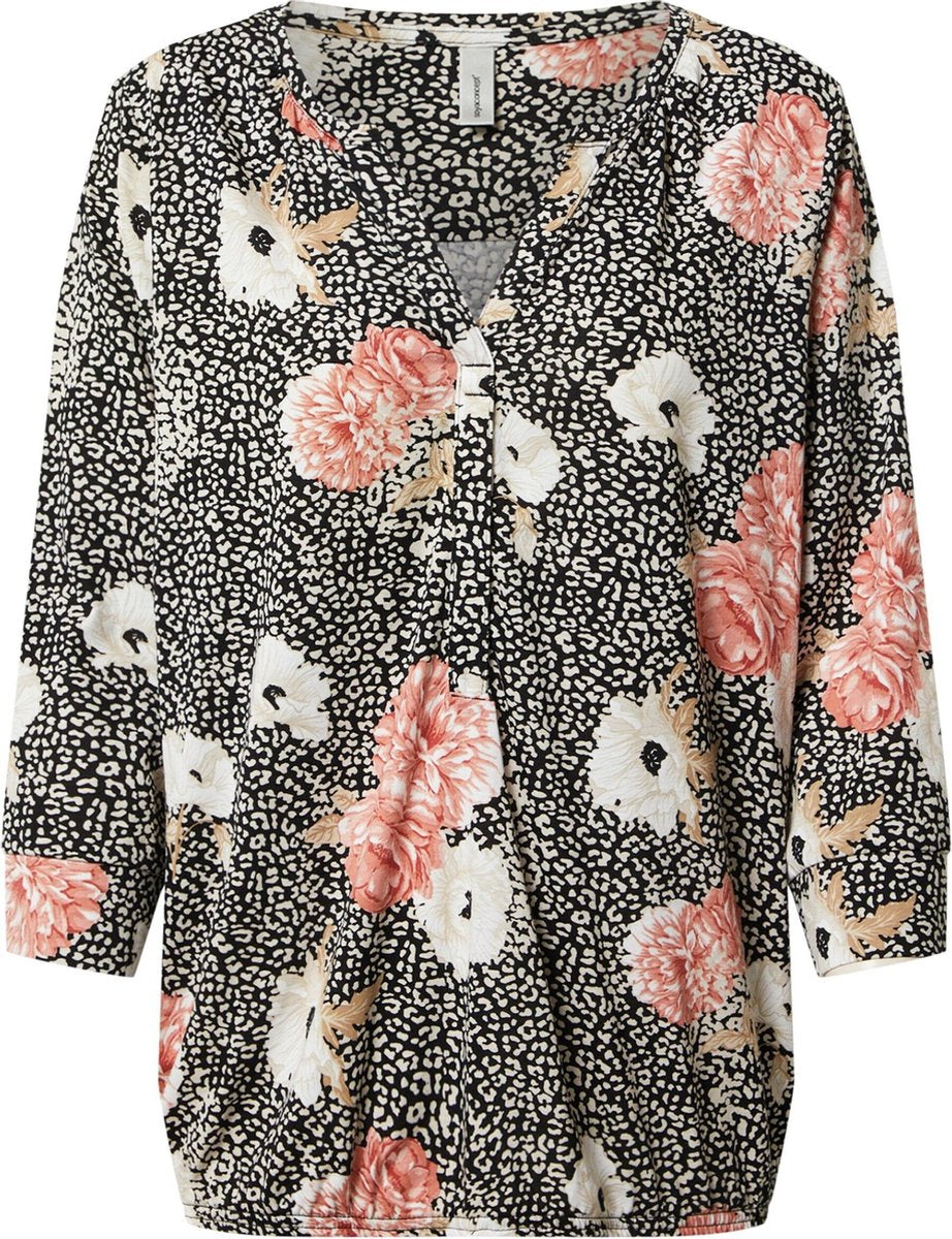 Soyaconcept SC-felicity AOP 302 Donkerbeige-S