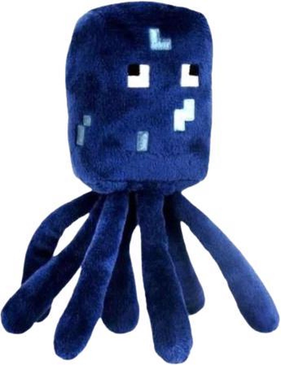 Squid Minecraft Knuffel | Pluche | 19CM | Steve | Octopus | Minecraft Bedrock | Minecraft Dungeons | Blokkenspel | TNT | Pocket Edition