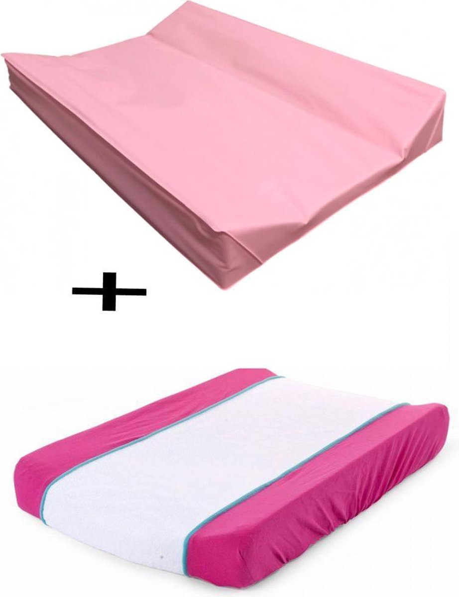 Aankleedkussen waskussen inclusief hoes roze