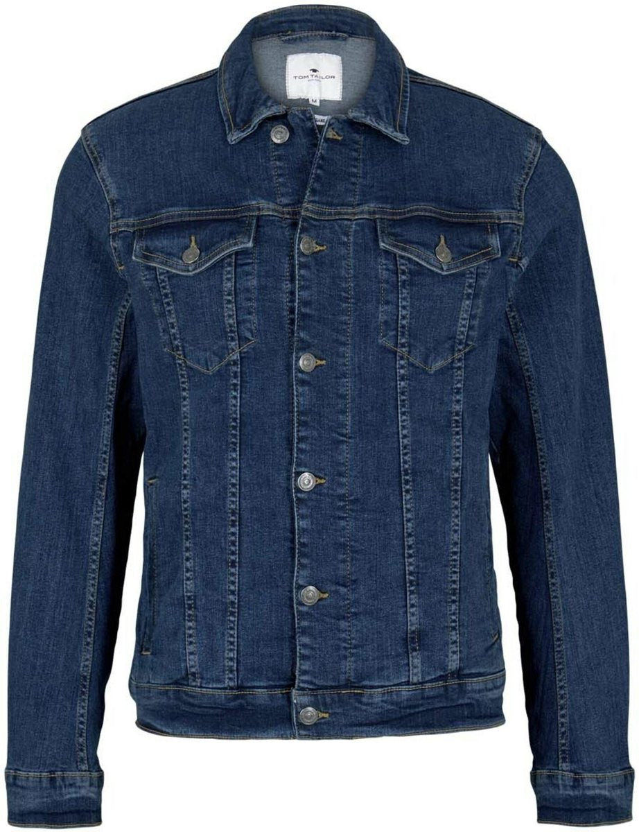 Tom Tailor tussenjas Blauw Denim-M