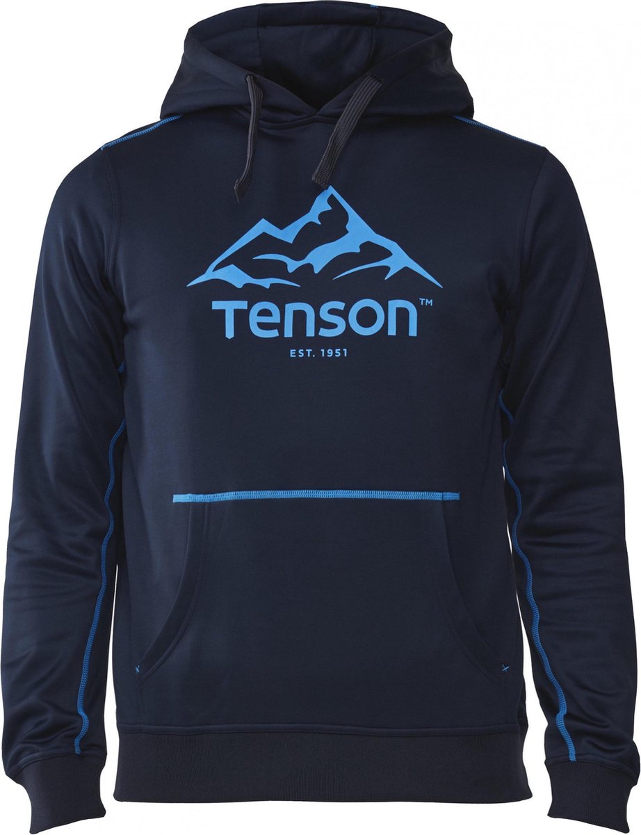 Tenson Hoodie Mount Race Polyester/elastaan Blauw Maat S