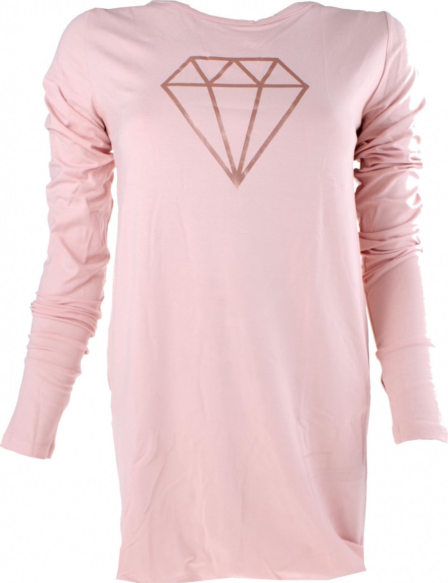 Papillon Dansshirt Dames Viscose Roze Maat Xl