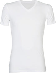 Claesens - V-hals T-shirt Wit - XXL