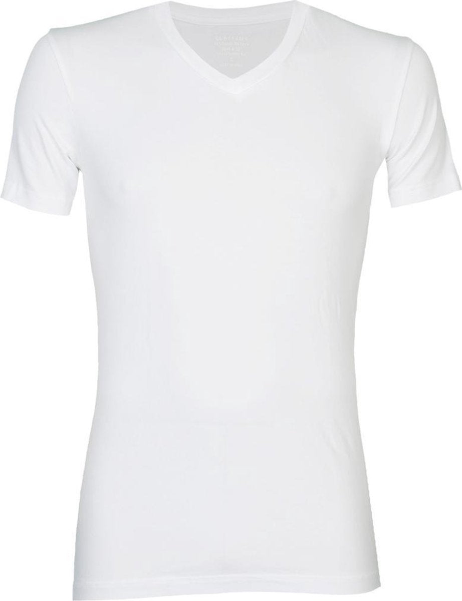 Claesens - V-hals T-shirt Wit - XXL