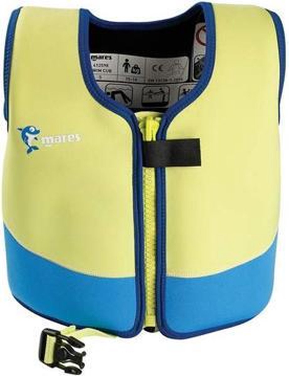 Mares - drijfpakje - floating Jacket - blauw/groen - S - 15-18 Kg