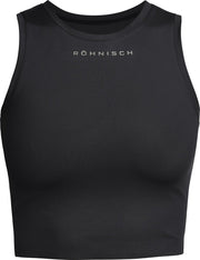 Röhnisch Sporttop Dames Polyester/elastaan Zwart/groen Maat M
