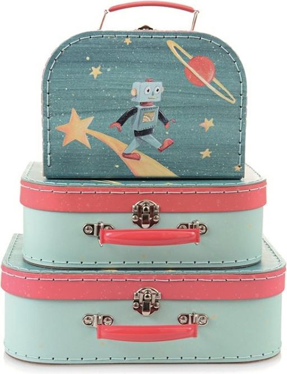 Egmont Toys Kofferset 3-delig Astro Robot. 3+