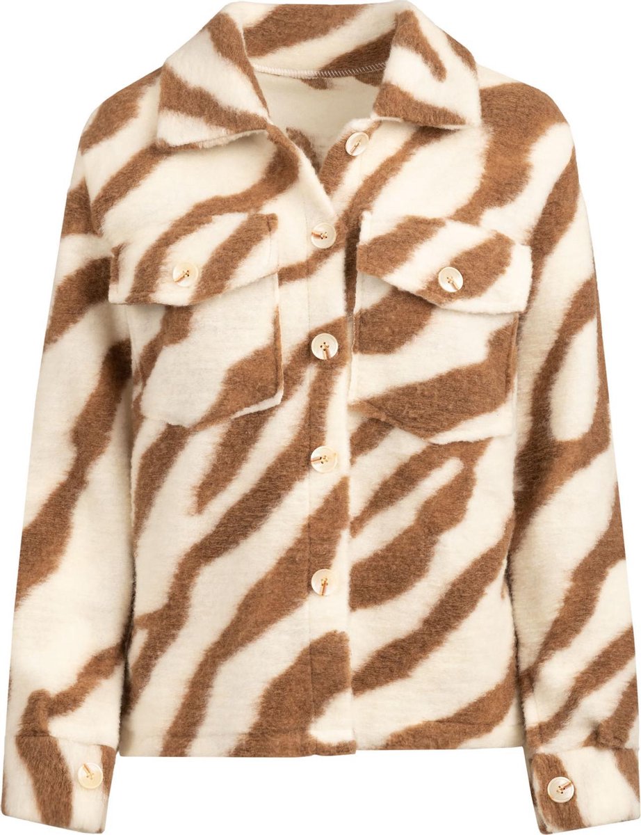 Zebra jacket brown