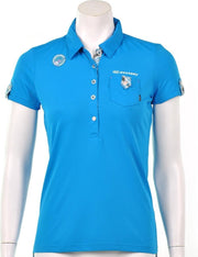 Exxtasy Norris - Sportpolo -  Dames - Maat 42 - Blauw