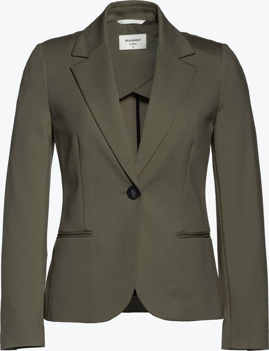 Beaumont Double Jersey Blazer - Blazer - Dames - Forest Green - EU 36