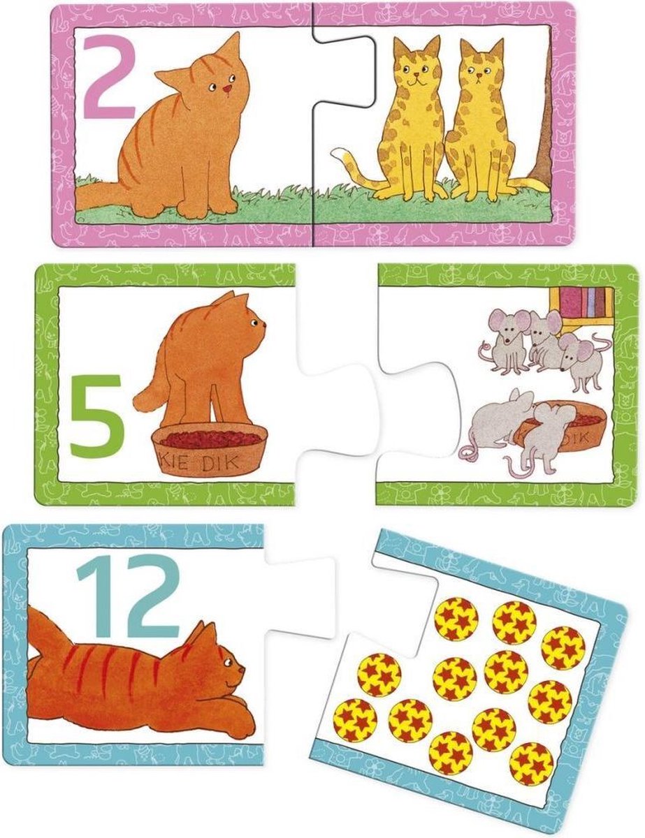 Dikkie Dik telspel - educatief spel