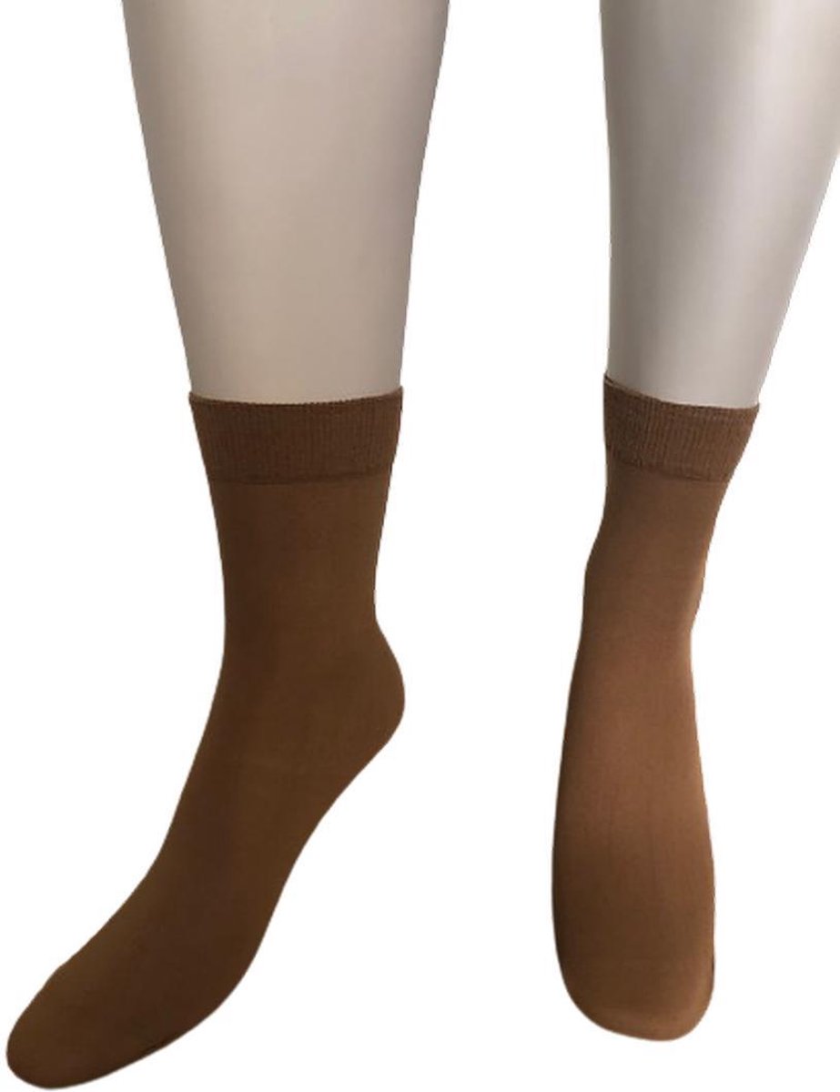 Gabriella Microfiber Pantysokjes 50 DEN. Cappucino.One size