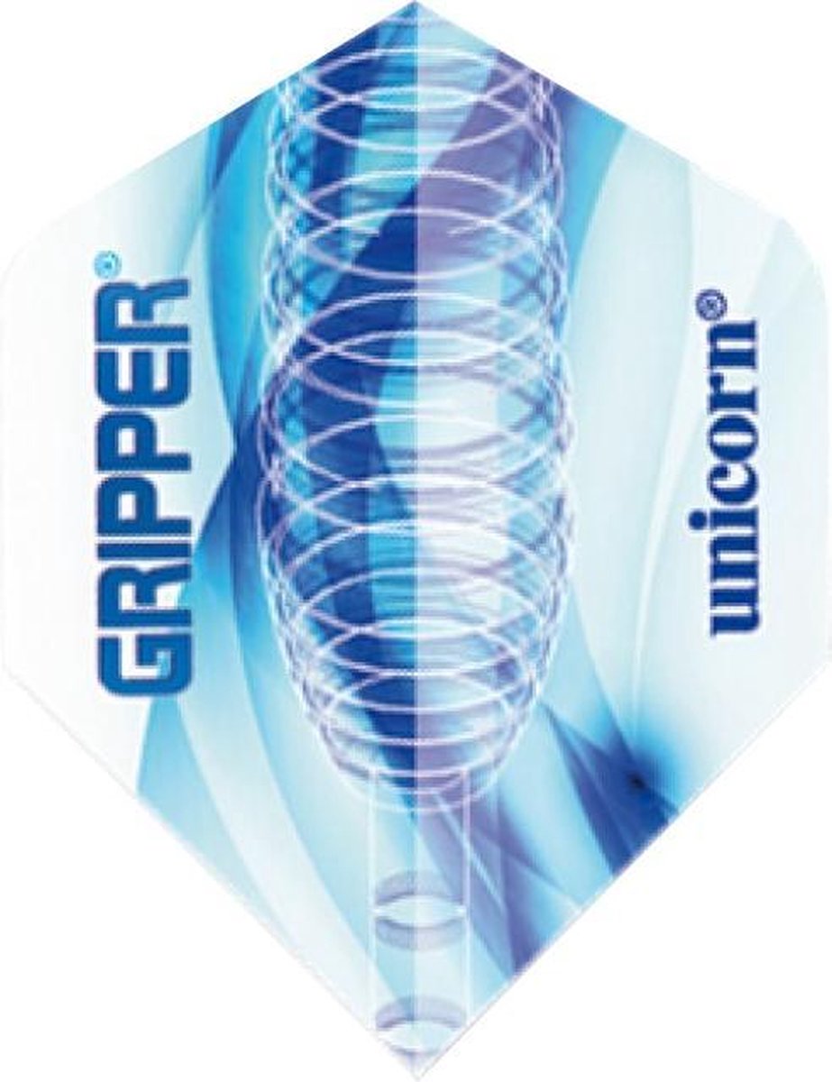 Unicorn Core Plus 75 Micron Flights Gripper-cg Blauw 3 Stuks