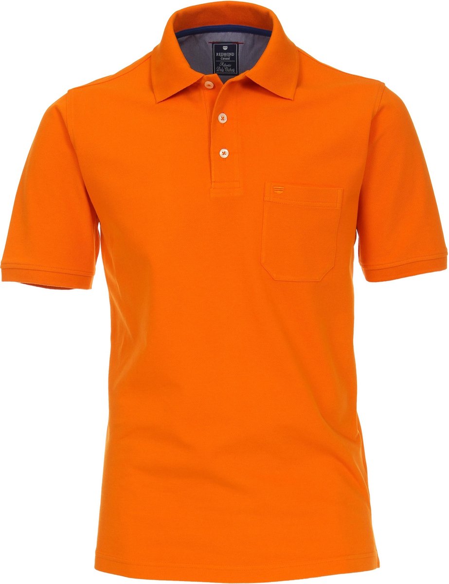 Redmond Regular Fit poloshirt - oranje -  Maat: 4XL