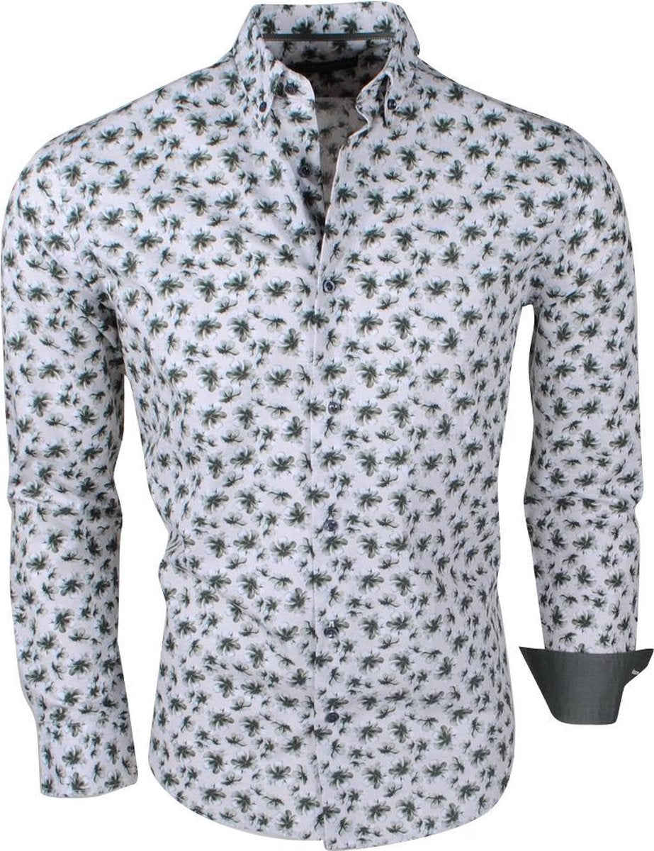 Jan Paulsen - Heren Design Overhemd - Regular Fit - Groen