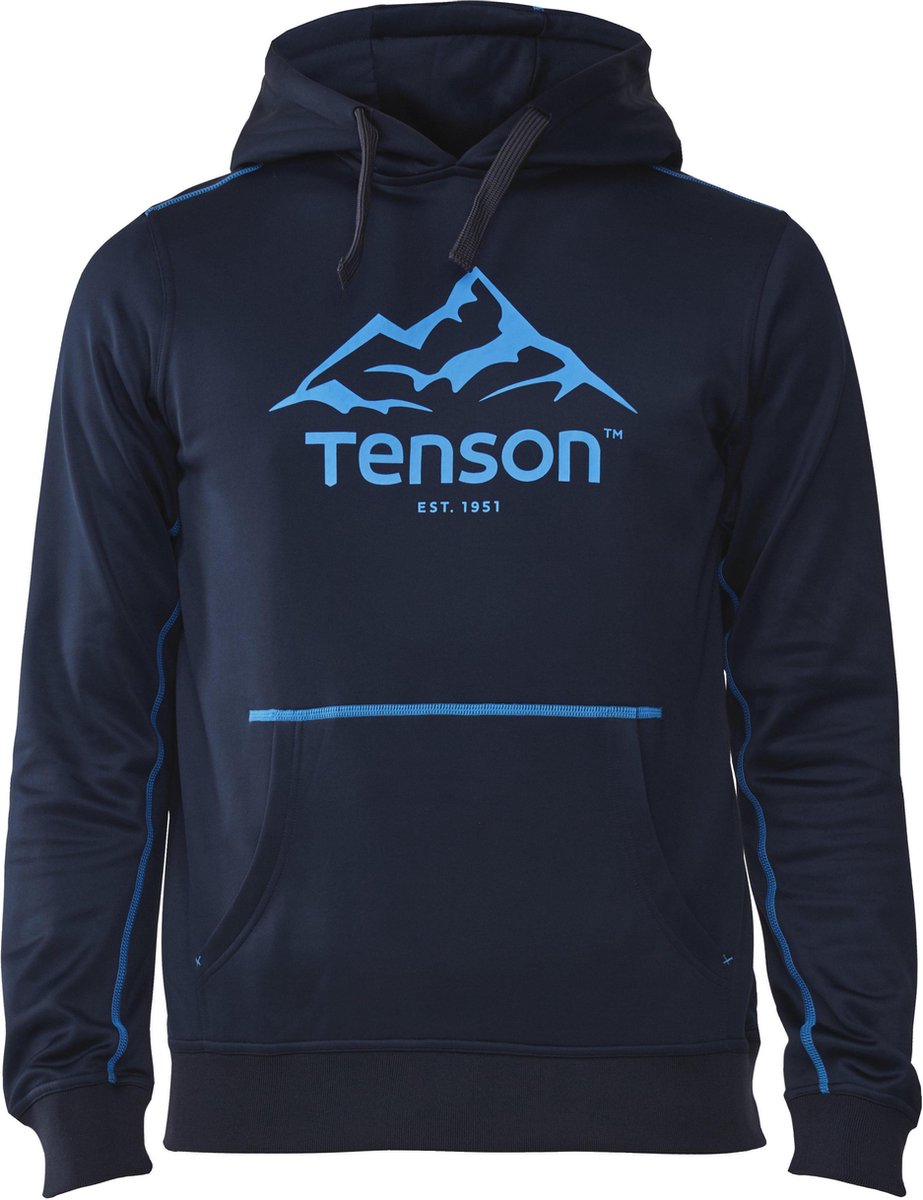 Tenson Hoodie Mount Race Polyester/elastaan Blauw Maat Xxs
