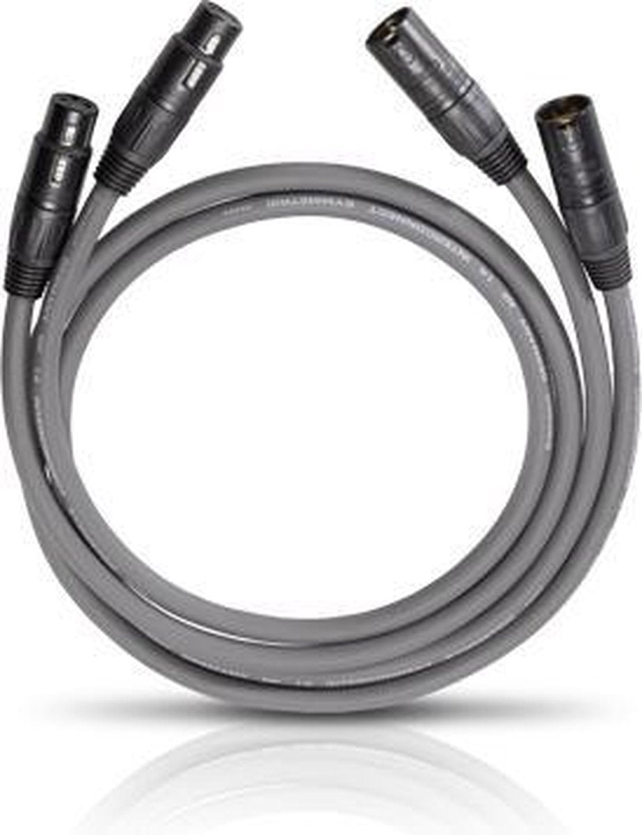 Oehlbach NF 14 Master X XLR Verbindingskabel [1x XLR-stekker - 1x XLR-bus] 0.75 m Antraciet