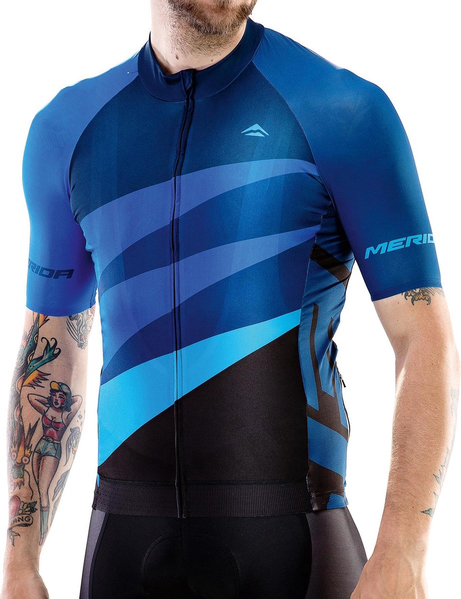 Merida Fietsshirt CX Design Blauw maat L