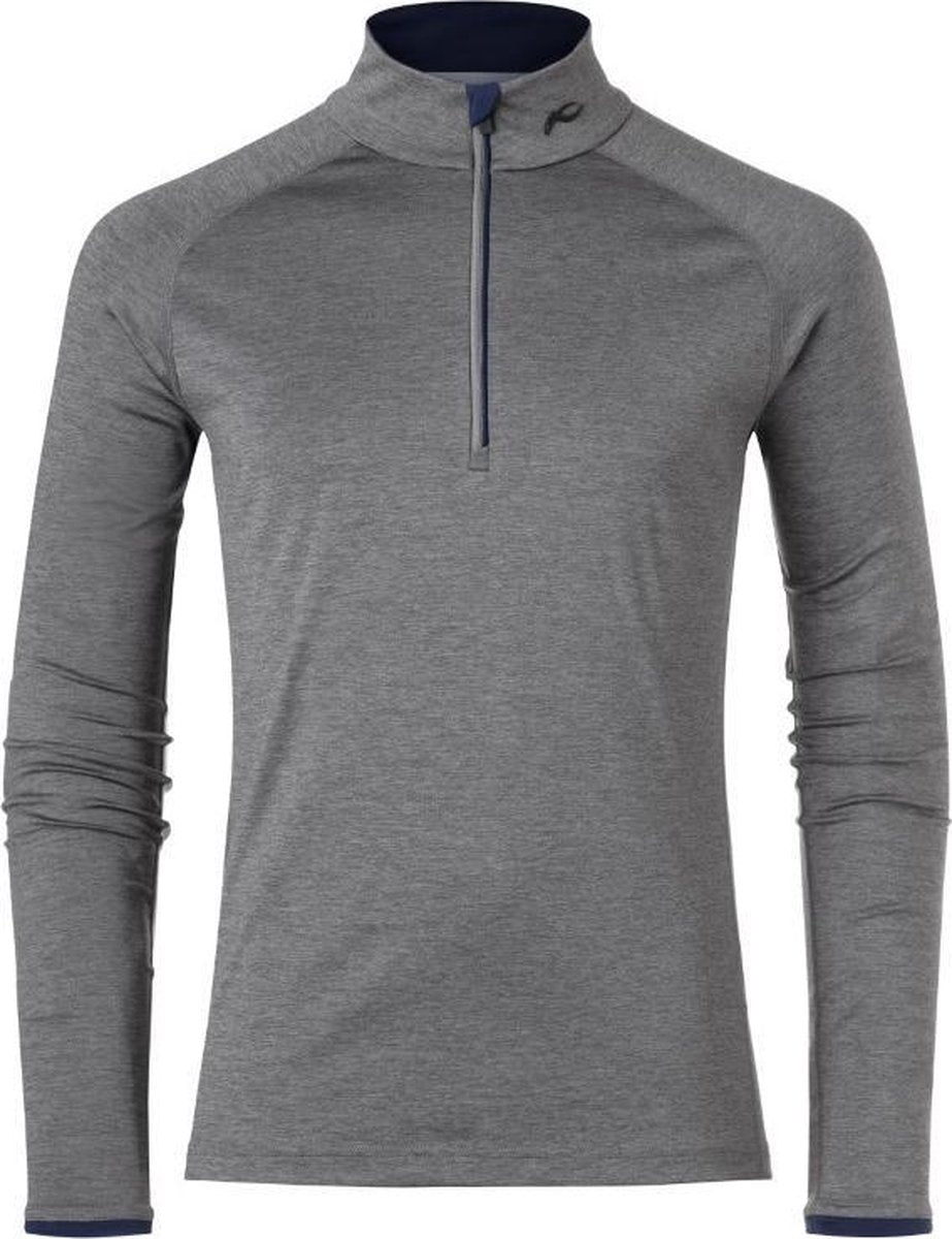 Kjus M Feel Halfzip Ski Pully - Wintersportpully - Heren - Grijs - M
